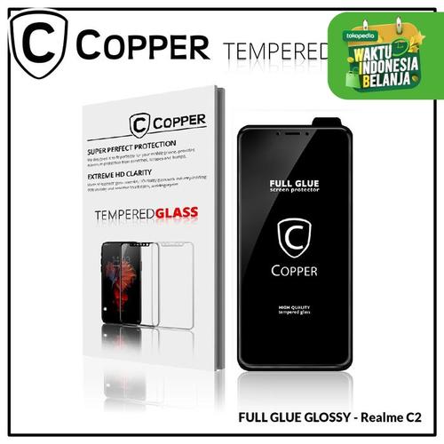 Foto Produk Realme C2 - COPPER Tempered Glass Full Glue PREMIUM dari Copper Indonesia