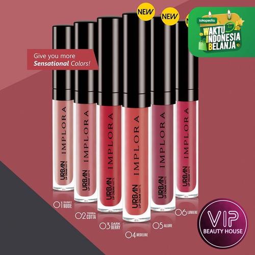 Foto Produk ⭐ VIP ⭐ Implora Urban Lip Cream Matte - 04 Medeline dari VIP Beauty House