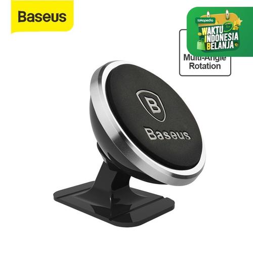 Foto Produk BASEUS CAR HOLDER MAGNET 360 DEGREE ROTATION PHONE PENYANGGA HP MOBIL - Hitam dari BEST TEKNO