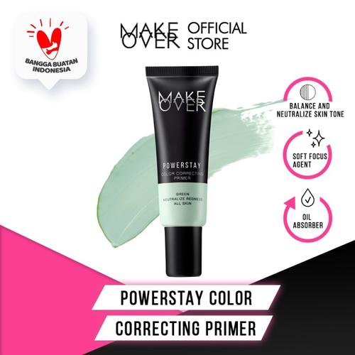 Foto Produk MAKE OVER Powerstay Color Correcting Primer - Green dari Make Over Official Shop
