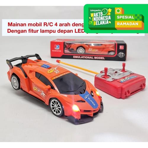 Foto Produk Mainan Mobil Remot SPORT MINI / RC Remote Control 727-X7/X8 - Kuning, tanpa baterai dari EAZYTOYS