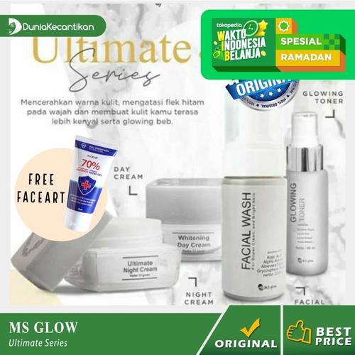 Foto Produk Ms Glow Paket Ultimate Series Free Pouch / Cream Penghilang Flek - Paket Ultimate dari DuniaKecantikan