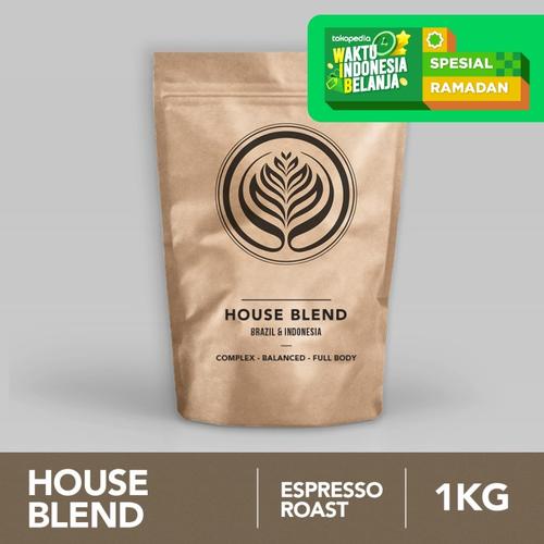 Foto Produk House Blend 1kg - Biji Kopi Arabika 1kg | Coffeenatics dari Coffeenatics