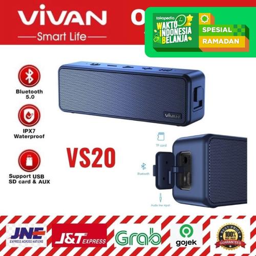 Foto Produk SPEAKER BLUETOOTH VIVAN VS20 WATERPROOF IPX7 20W ULTRA BASS dari serunicomp