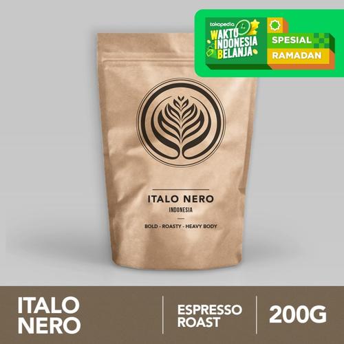 Foto Produk Italo Nero 200g - Biji Kopi Arabika 200gr | Coffeenatics dari Coffeenatics