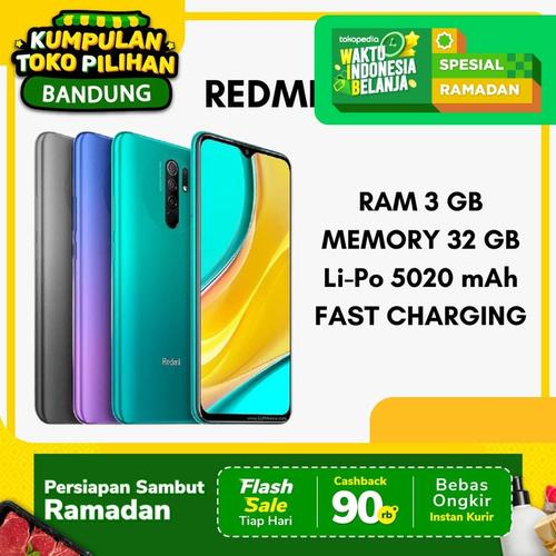 Foto Produk Xiaomi Redmi 9 3/32 Ram 3 Internal 32Gb Garansi resmi TAM - Gold dari BursaApple