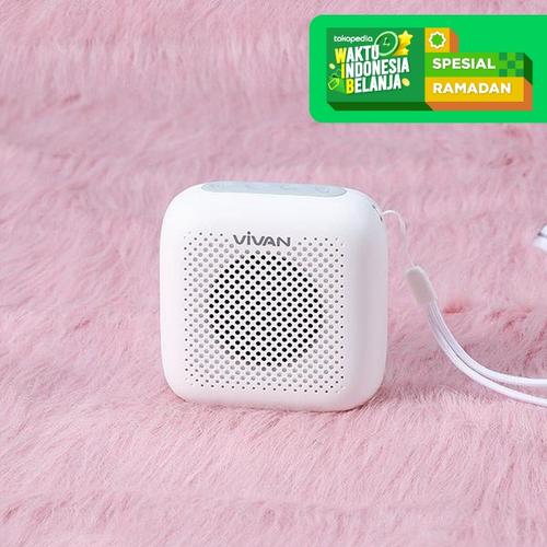Foto Produk Speaker Bluetooth 5.0 VIVAN VS1 Outdoor Waterproof Support SD Card - Putih dari serunicomp