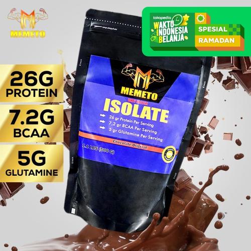 Foto Produk Memeto Nutrition | Suplemen Fitnes | Susu Whey Protein Isolate | 500g dari Prometheus Shop