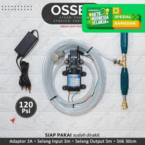 Foto Produk PAKET SET Mesin Cuci AC Motor Mobil Steam Power Sprayer Alat Portable dari Indah Jaya Tools
