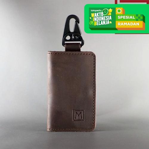 Foto Produk Dompet Kulit STNK Kunci Mobil Visco Dark Brown dari mekafa