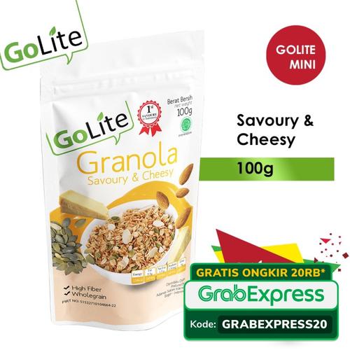 Foto Produk GoLite Granola Savory Cheese 100gr dari GoLite Granola Official