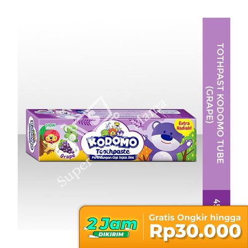 Gambar Pasta Gigi KODOMO TUBE 45GR GRAPE TOTHPAST dari Toserba Jaksel Jakarta Selatan Tokopedia
