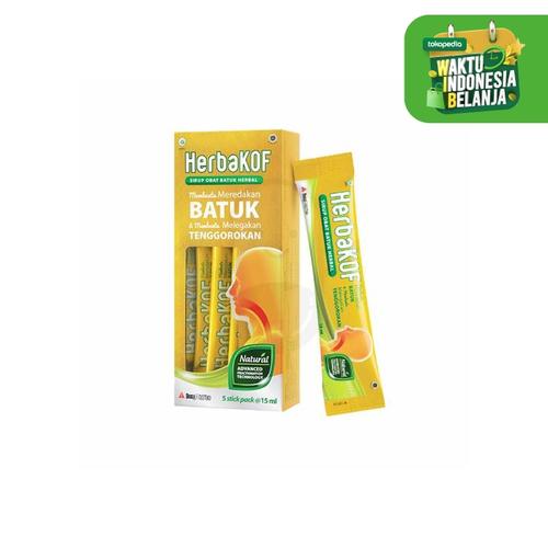 Foto Produk HERBAKOF SIRUP 15 ML BOX 5 STICK PACK dari GoApotik