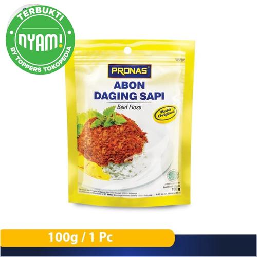 Foto Produk Pronas Abon Sapi Original (kemasan ziplock) 100 g dari Pronas Official Store