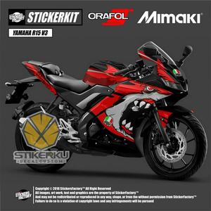 DECAL STICKER YAMAHA R15 V3 VVA DESAIN 