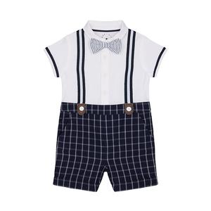 Foto Produk heritage mock shorts and shirt romper - Up to 1 mnth dari Mothercare Official Shop