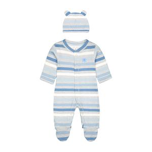 Gambar my first grey safari elephant stripe all in one and hat set - 9-12 months dari Mothercare Indonesia undefined Tokopedia