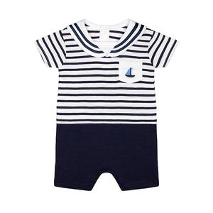 Foto Produk heritage navy striped mock sailor romper - Up to 1 mnth dari Mothercare Official Shop