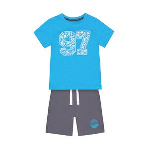 Foto Produk Mothercare super t-shirt and shorts set - Brights Multi, 18-24 months dari Mothercare ELC Official