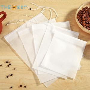 Jual Woven Drawstring Tea Bag Seal Filter Pou Tool Herb Spice - Jakarta ...