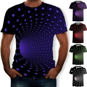 Interesting Hypnosis 3D T-Shirt Men 