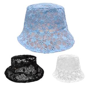 Jual BLA Women Hollow Out Wide Brim 