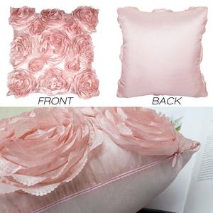 rose pillow cover