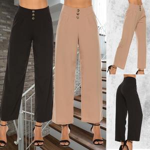 High Pants Lady Loose Casual Trousers 