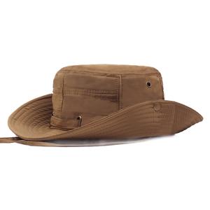 Jual Mens Dengan String Bucket Hat luar 