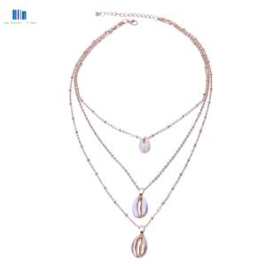 Jual Three Layers Of Shell Necklace 