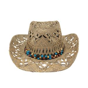 Jual Natural Straw Hat Western Cowboy 