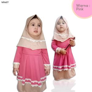 Foto Produk Gamis Bayi Anak perempuan 3 bulan - 1.5 tahun Baju Muslim Baby Gamis B dari Gudang Berkah 77
