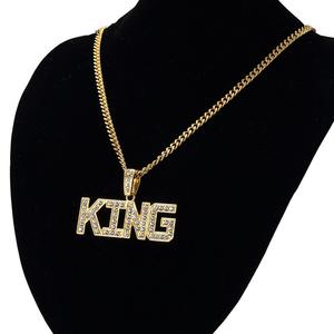 Jual Hip Hop Rap arm Letter Necklace 