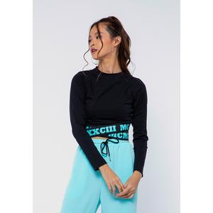 Foto Produk Colorbox Cross Strap Cross Blouse I-Blkfct120F006 Black - Black, S dari Colorbox Indonesia