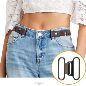 Jual Woman Belt Buckle-free Adjustable 