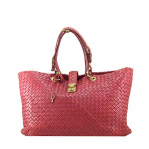 Foto Produk Bottega Veneta Intrecciato Large Capri in Red I10362C dari SECOND CHANCE