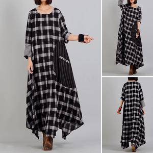 Jual Great Sale ZANZEA Dress Maxi ONeck 