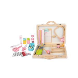 Foto Produk Dokter set mainan dokter mainan kayu playpretend wodden toy dari mainan anak | cuddlez