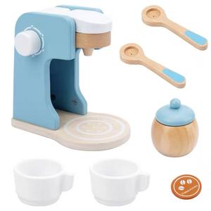 Foto Produk Coffee Machine mesin kopi anak mainan kayu play pretend mainan edukasi dari mainan anak | cuddlez