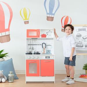Foto Produk Little Chef Valencia Play Kitchen set mainan kayu mainan edukasi dari mainan anak | cuddlez