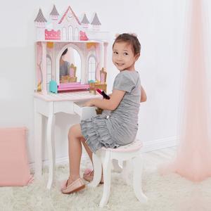 Foto Produk Dreamland Castle Pink meja rias anak mainan kayu playpretend dari mainan anak | cuddlez