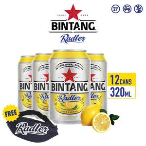 Foto Produk Bir Bintang Radler Lemon 320ml Can Multipack 12 + FREE Tas Pinggang dari Drink Corner Bekasi
