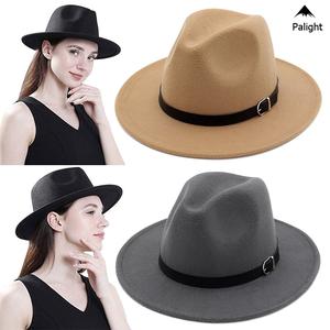 Felt Fedora Hat Wide Brim Floppy 