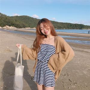 Jual Women Summer Casual Loose Long 