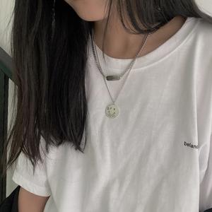 Jual Smiley Necklace Long Style Trendy 
