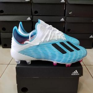 SEPATU BOLA ADIDAS X 19.1 WHITE BLUE 