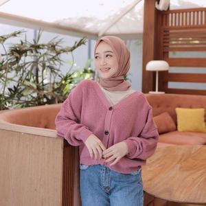 Jual Cardigan Rajut Crop Dita by Magra 