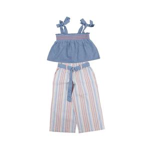 Foto Produk GINGERSNAPS VIVA BELLA PANTS SET BLUE/MULTICOLOR GKPASET 0013 - 2 y dari Gingersnaps Official