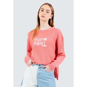 Foto Produk Colorbox Asymmetric Sweater With Embroidery I:Swgfjn120E024 Pink - Pink, S dari Colorbox Indonesia