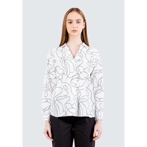 Foto Produk Colorbox Printed Oversized Shirt I:Blwkey120E001 Off White - Off White, S dari Colorbox Indonesia